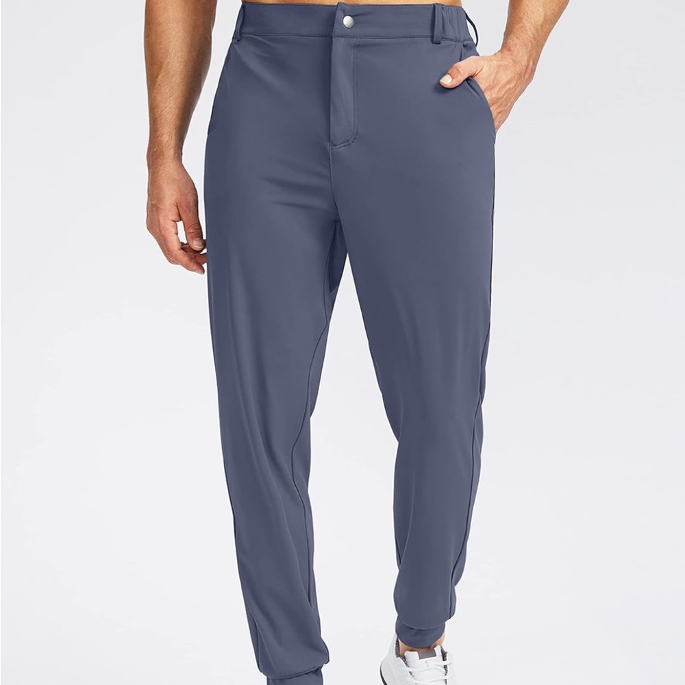 Soothfeel Men's Golf Joggers with 5 Pockets, Slim Fit